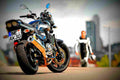 Yamaha XJR 1300 2002 5 motorbike A4 Photo Print