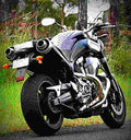 Yamaha XJR 1300 2009 2 motorbike A4 Photo Print