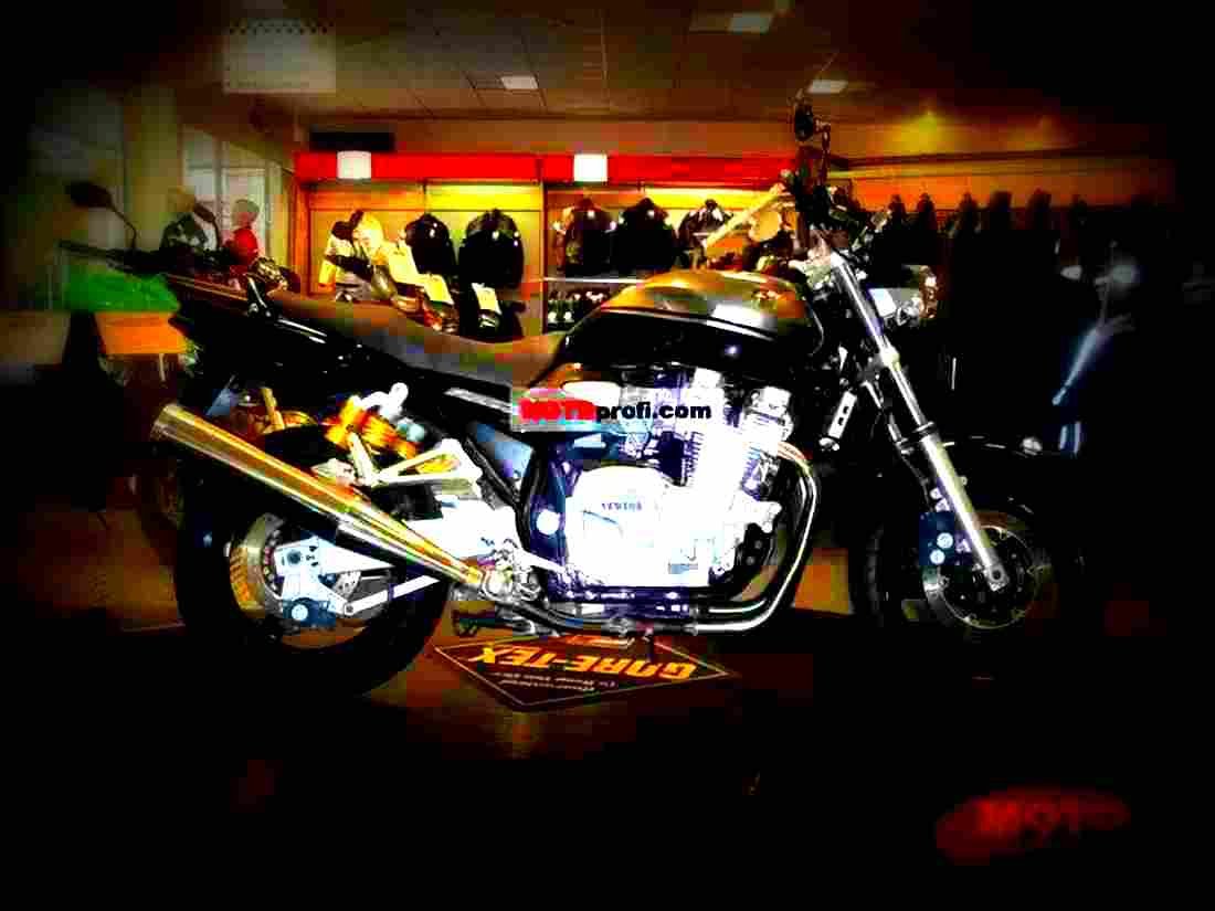 Yamaha XJR 1300 2009 6 motorbike A4 Photo Print