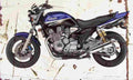 Yamaha XJR1300 2002 Aged Vintage A4 Photo Print