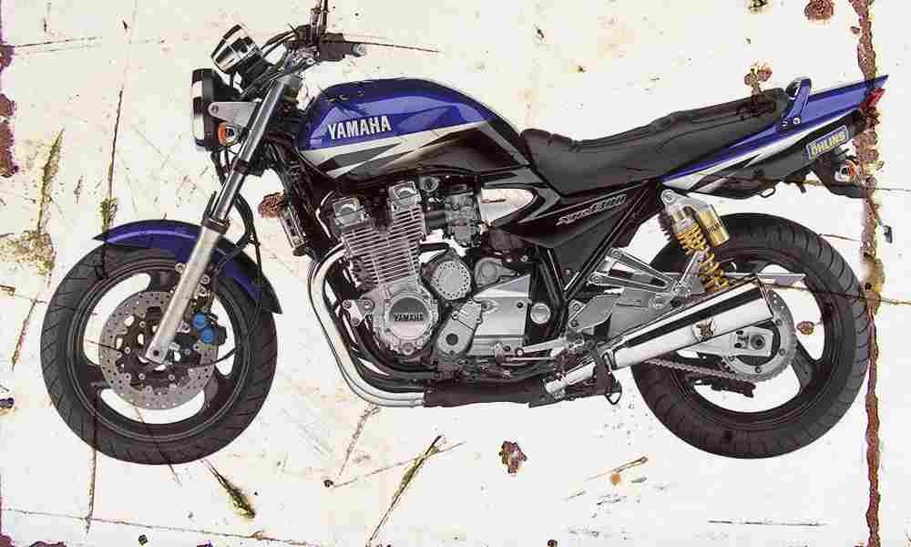 Yamaha XJR1300 2002 Aged Vintage A4 Photo Print