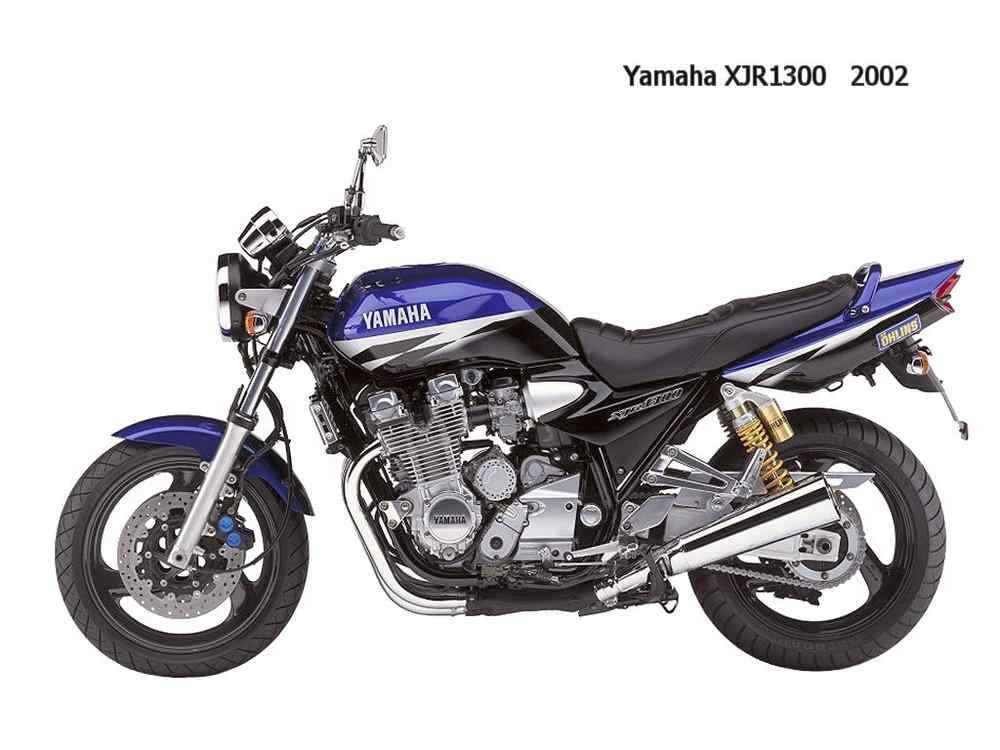 Yamaha XJR1300 2002 motorbike A4 Photo Print