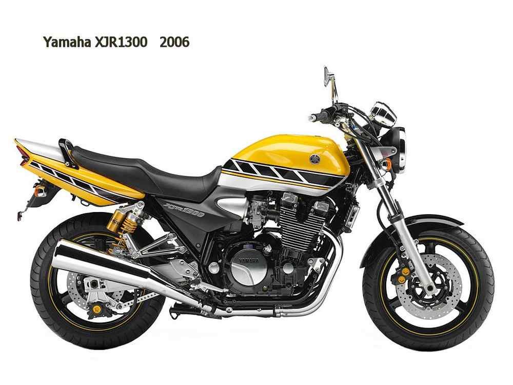Yamaha XJR1300 2006 motorbike A4 Photo Print