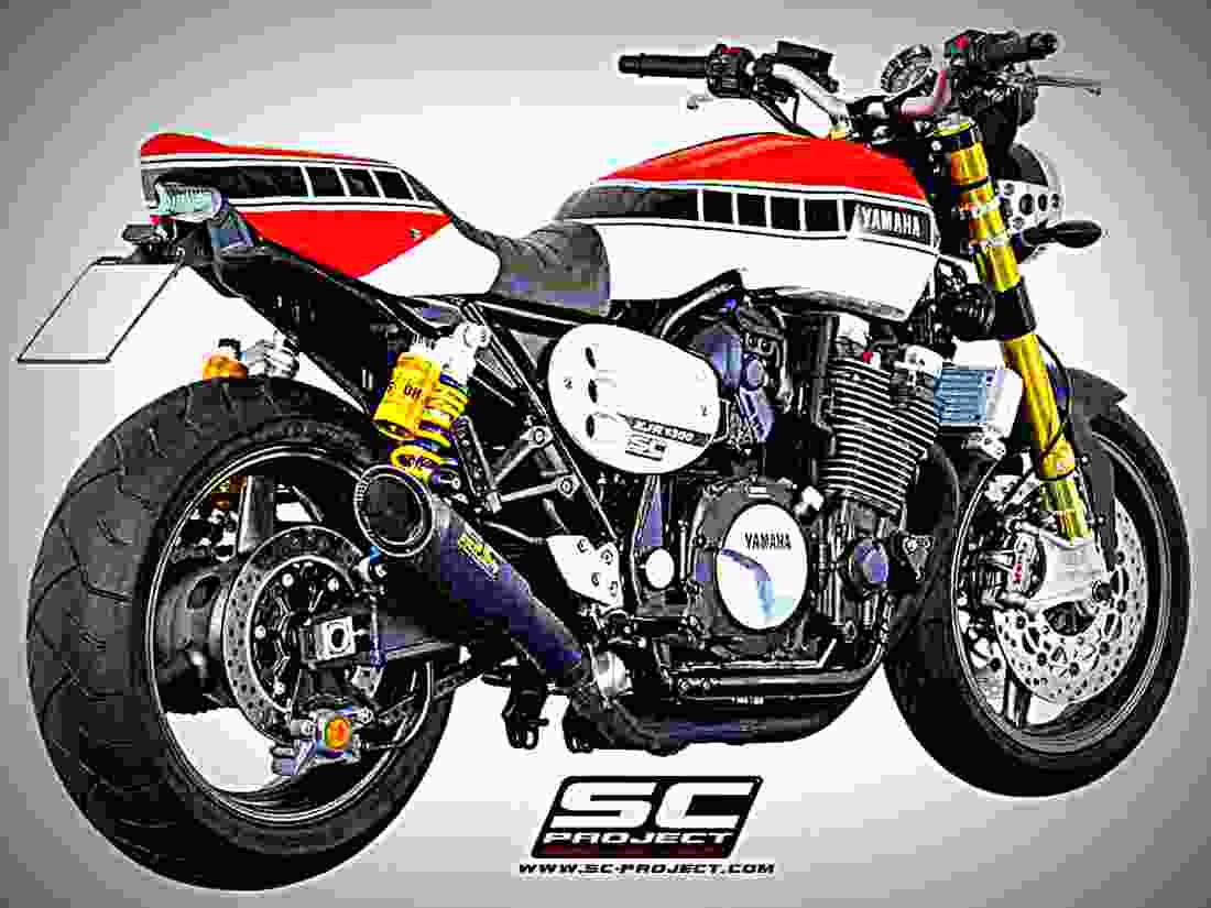 Yamaha XJR1300 2017 3 motorbike A4 Photo Print