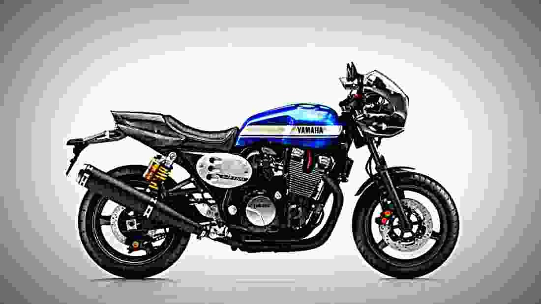 Yamaha XJR1300 Racer 2017 4 motorbike A4 Photo Print