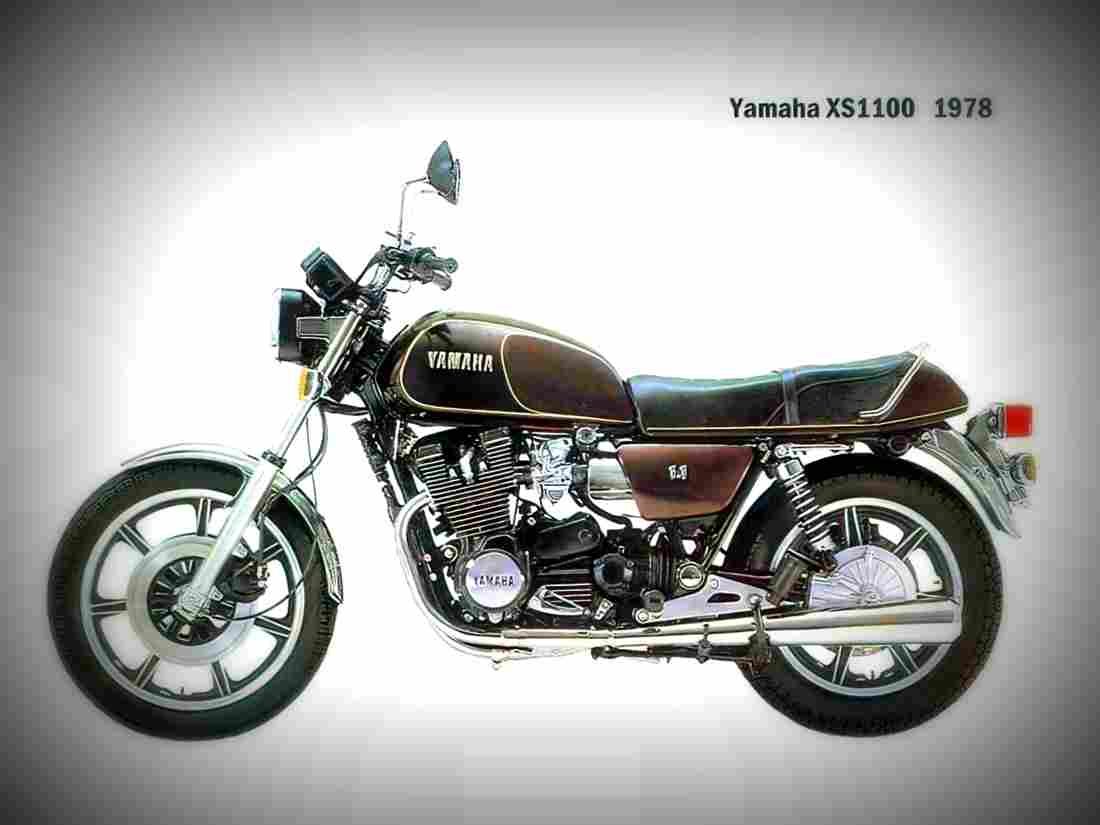 Yamaha XS 1100 1979 1 motorbike A4 Photo Print