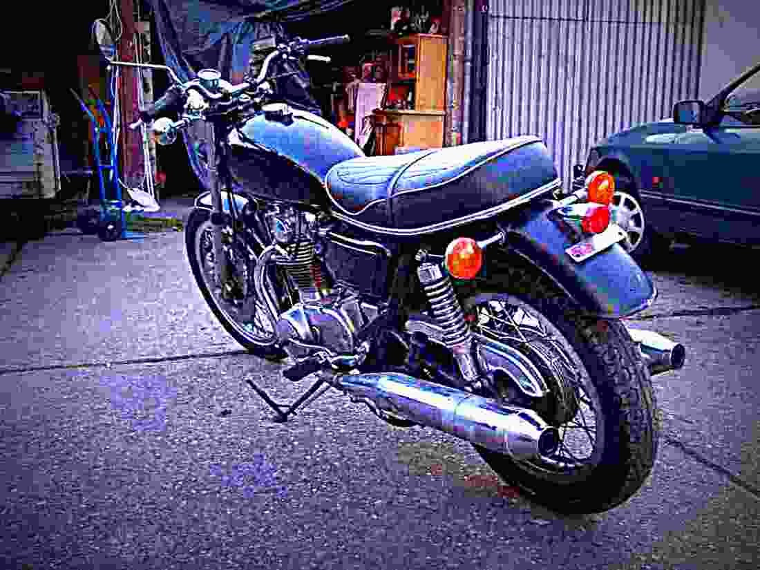 Yamaha XS 2 1971 5 motorbike A4 Photo Print