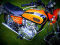 Yamaha XS 2 E 1972 3 motorbike A4 Photo Print