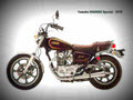 Yamaha XS 400 1980 3 motorbike A4 Photo Print