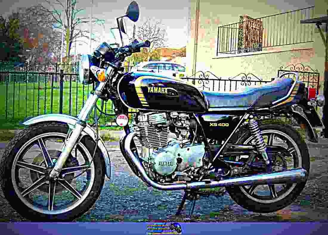 Yamaha XS 400 1981 2 motorbike A4 Photo Print