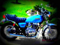 Yamaha XS 400 1981 4 motorbike A4 Photo Print