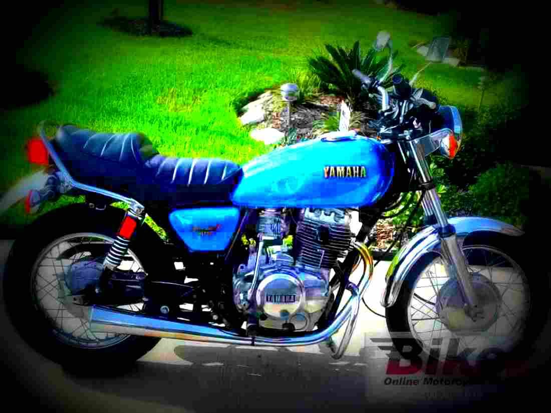 Yamaha XS 400 1981 4 motorbike A4 Photo Print