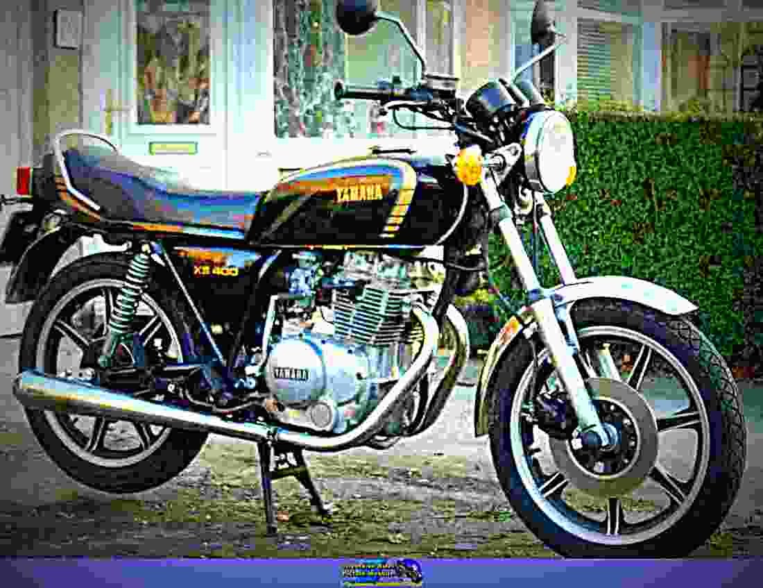 Yamaha XS 400 1981 6 motorbike A4 Photo Print
