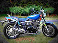 Yamaha XS 400 DOHC (reduced effect) 1987 1 motorbike A4 Photo Print
