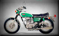 Yamaha XS 400 DOHC (reduced effect) 1987 2 motorbike A4 Photo Print