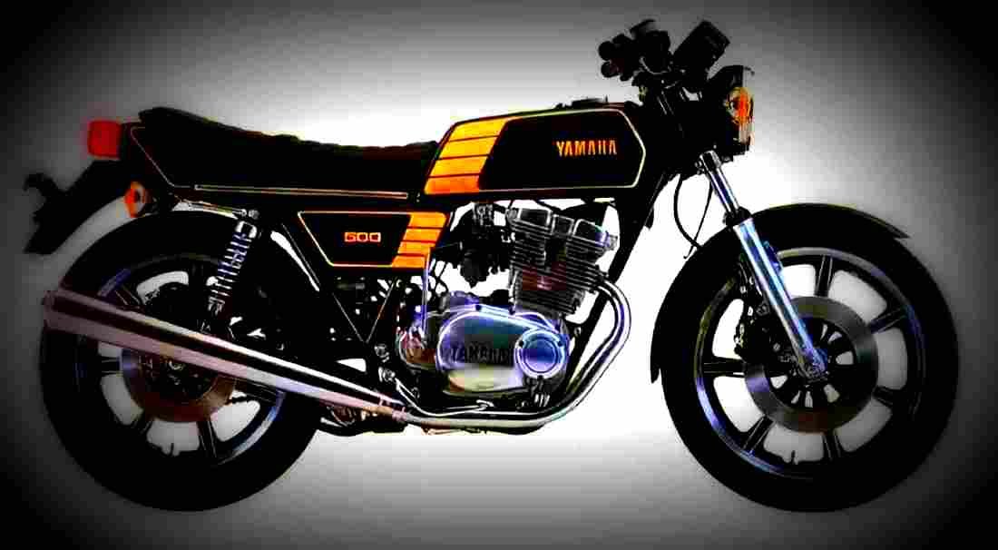 Yamaha XS 500 1976 1 motorbike A4 Photo Print