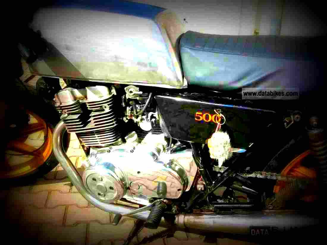 Yamaha XS 500 1979 5 motorbike A4 Photo Print