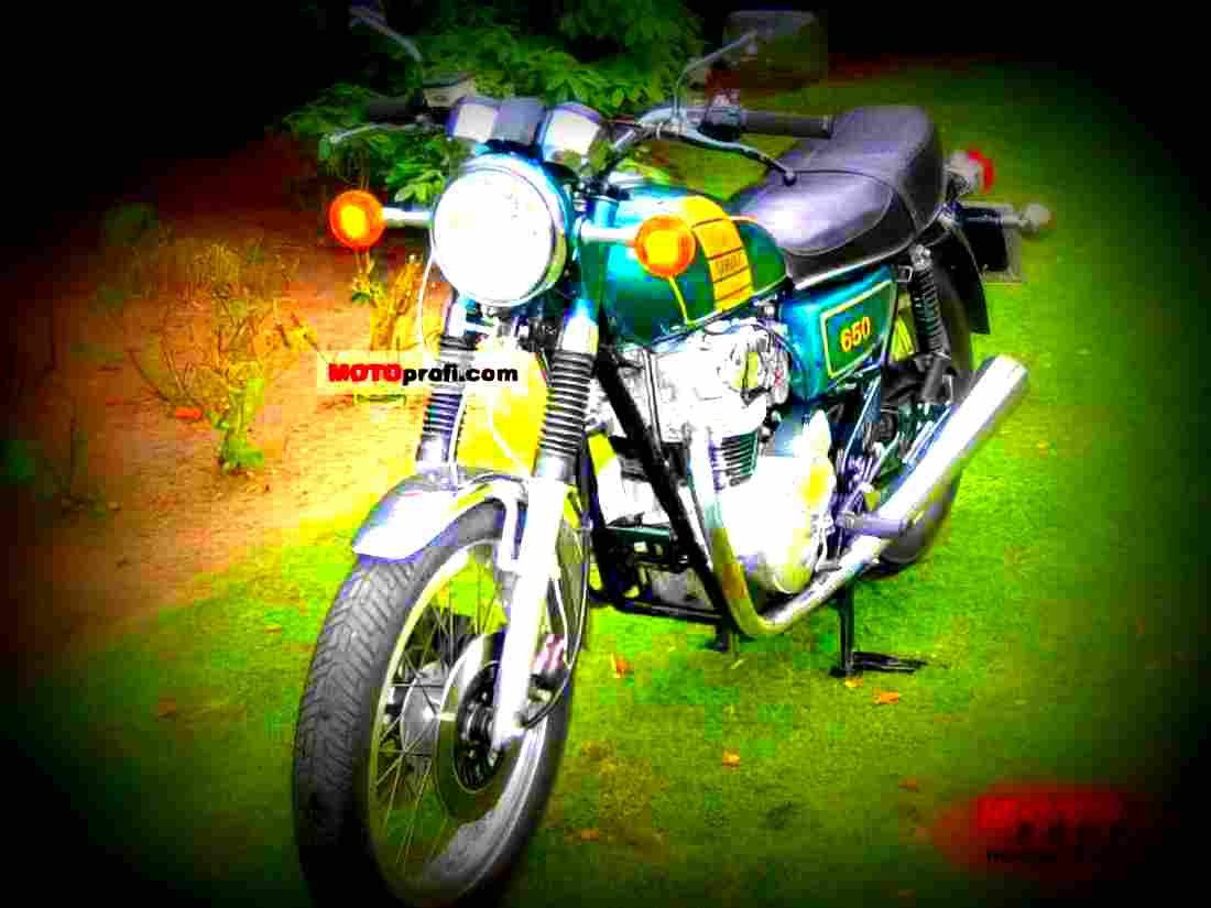 Yamaha XS 650 1977 5 motorbike A4 Photo Print