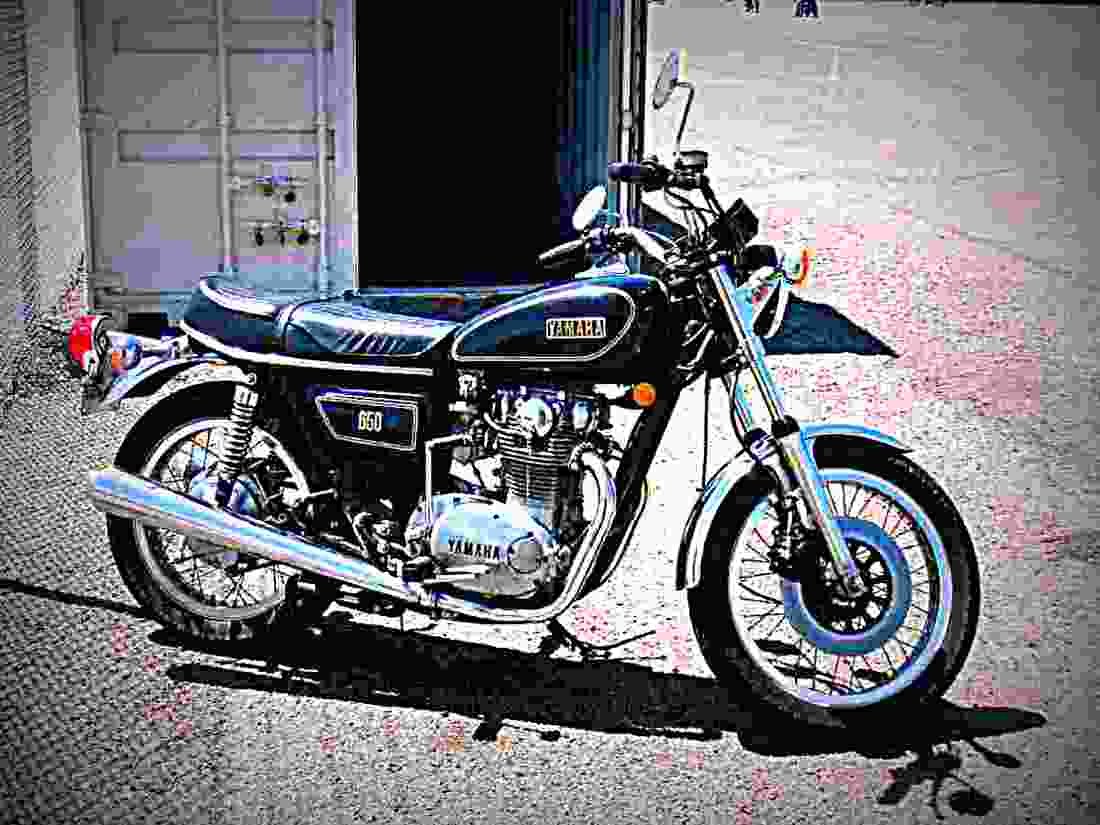 Yamaha XS 650 1978 4 motorbike A4 Photo Print