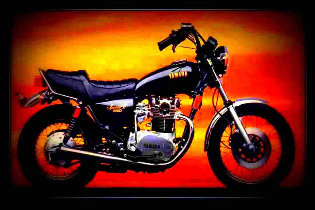 Yamaha XS 650 1978 5 motorbike A4 Photo Print