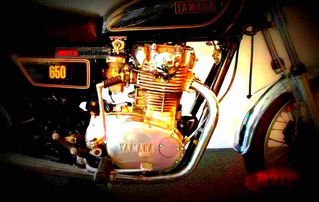 Yamaha XS 650 1978 6 motorbike A4 Photo Print