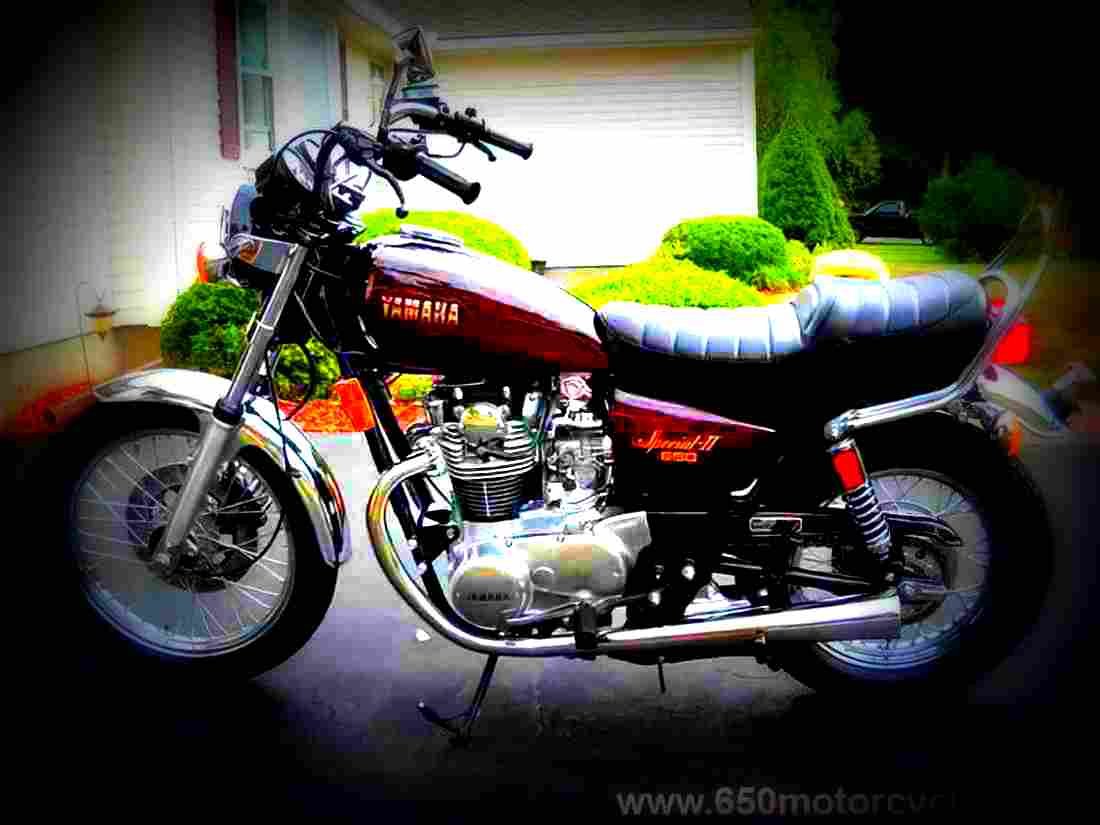 Yamaha XS 650 1981 4 motorbike A4 Photo Print