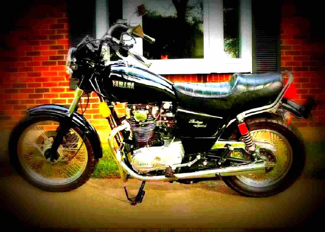 Yamaha XS 650 1982 5 motorbike A4 Photo Print