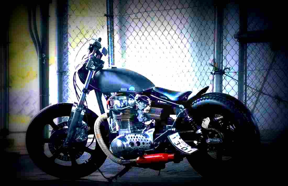Yamaha XS 650 1983 5 motorbike A4 Photo Print