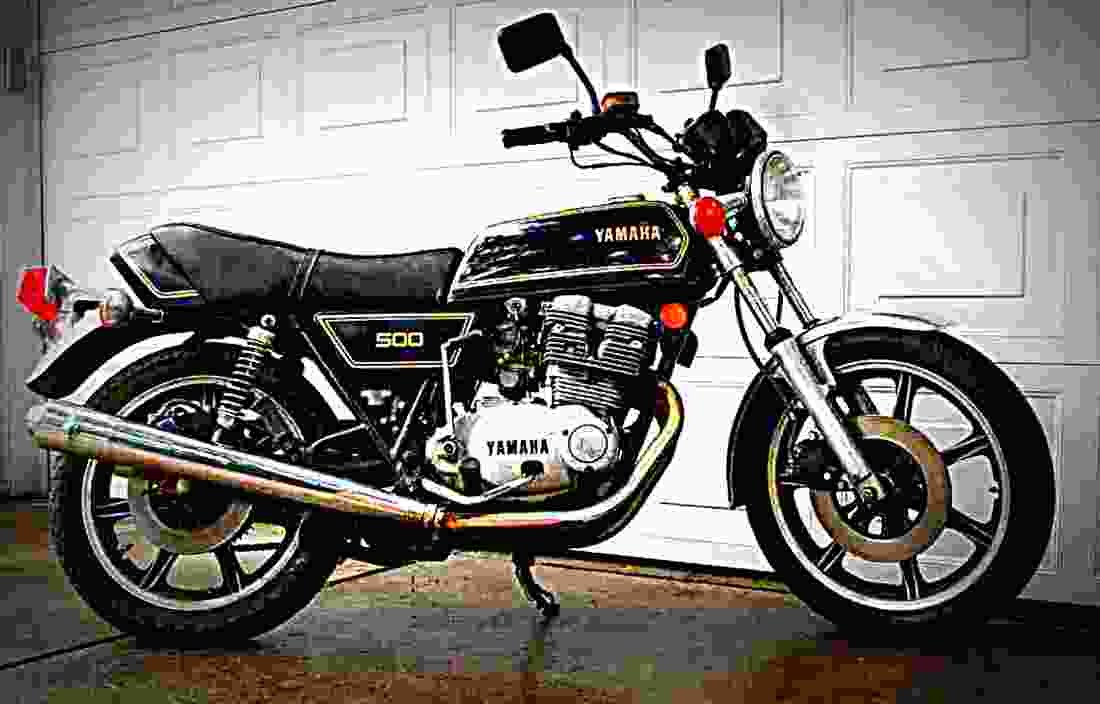 Yamaha XS 750 E 1978 4 motorbike A4 Photo Print