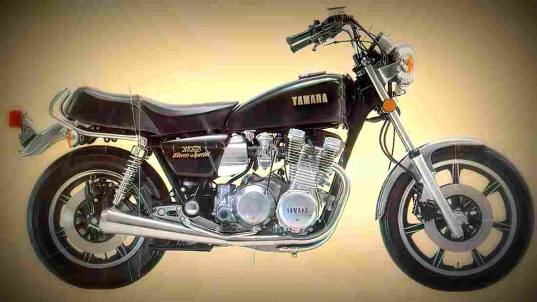 Yamaha XS 750 E 1979 2 motorbike A4 Photo Print
