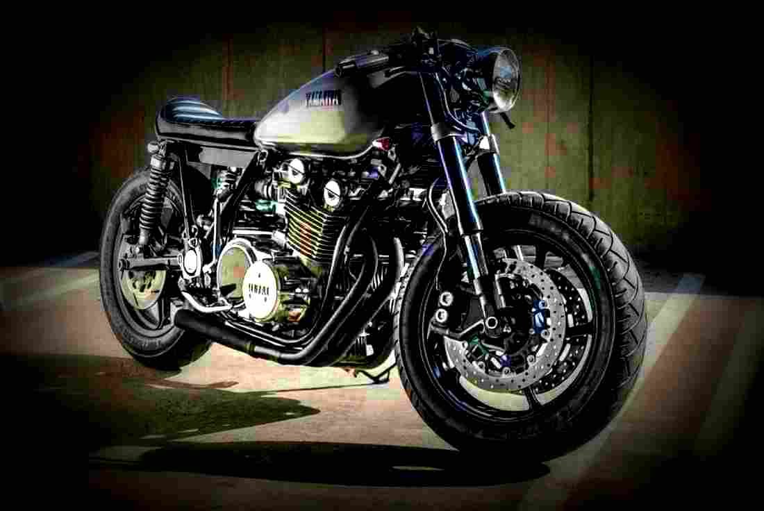 Yamaha XS 850 1981 2 motorbike A4 Photo Print