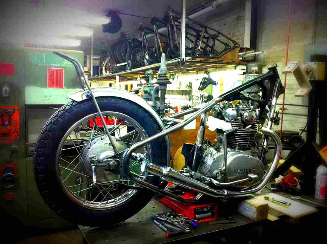 Yamaha XS 850 1981 5 motorbike A4 Photo Print