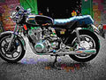 Yamaha XS 850 1982 3 motorbike A4 Photo Print