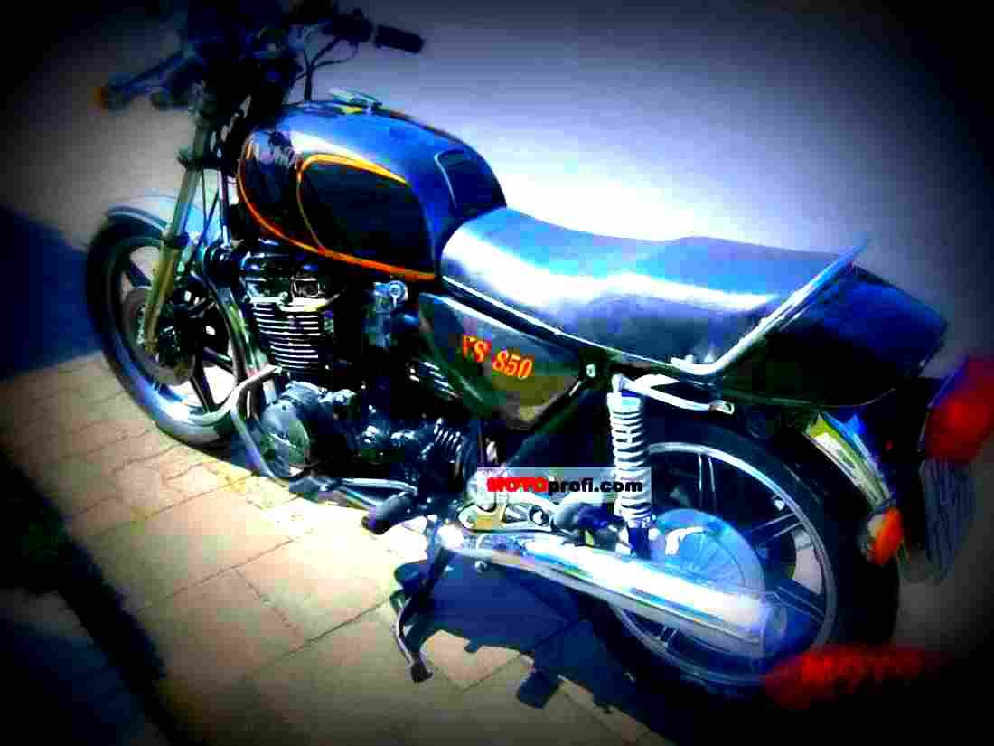 Yamaha XS 850 1982 4 motorbike A4 Photo Print