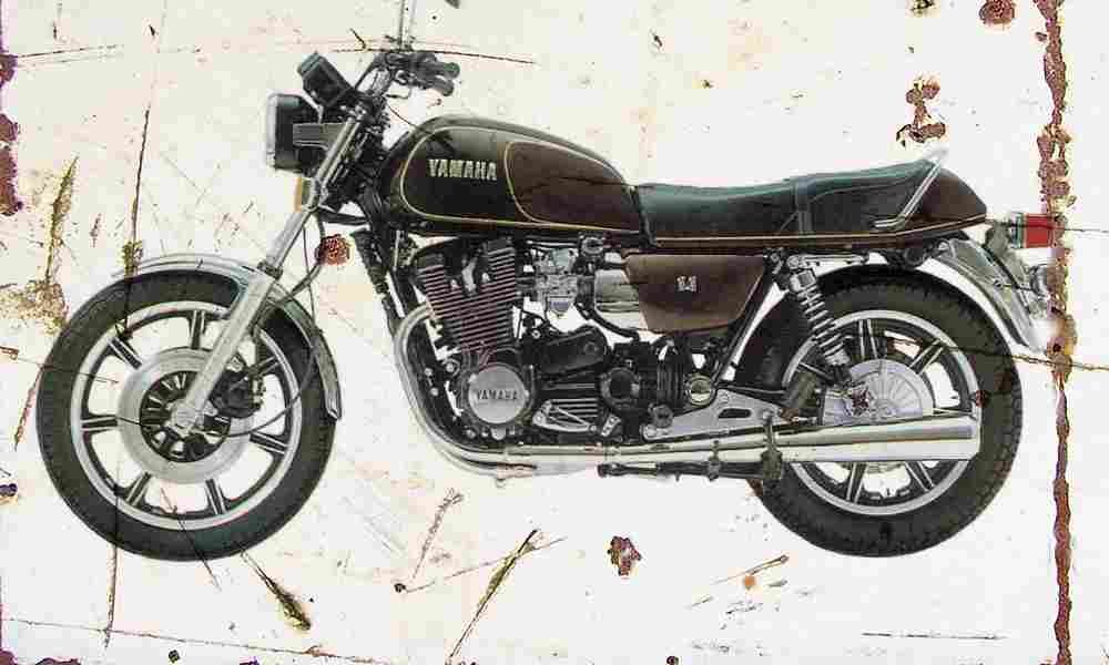 Yamaha XS1100 1978 Aged Vintage A4 Photo Print