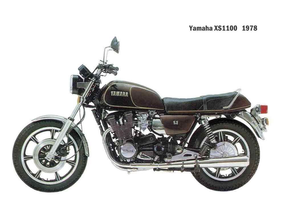 Yamaha XS1100 1978 motorbike A4 Photo Print