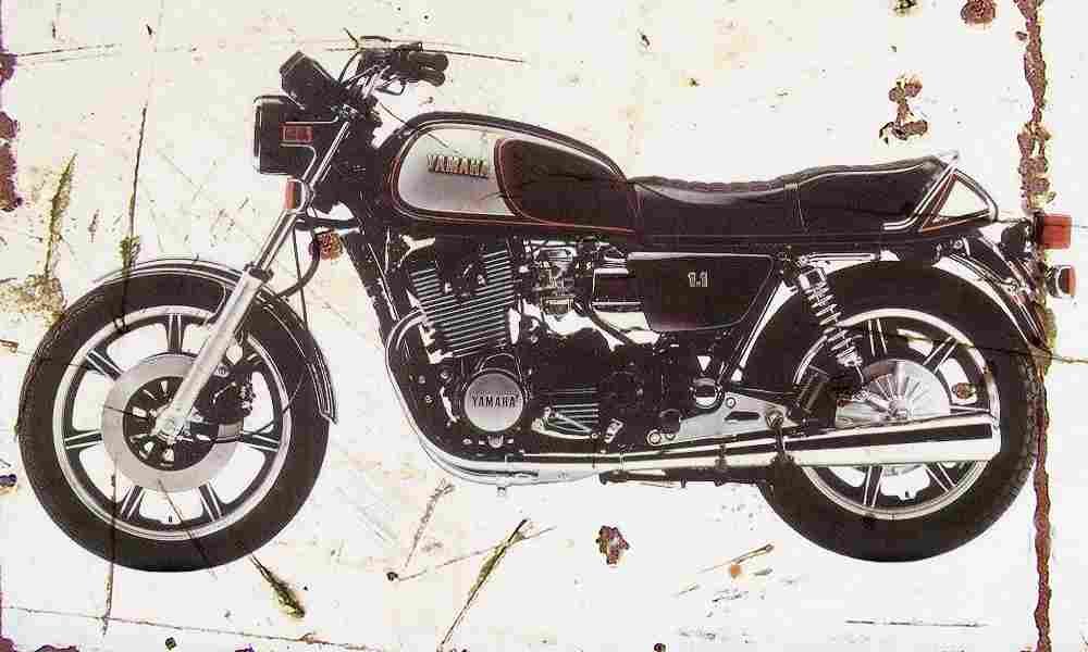 Yamaha XS1100 1982 Aged Vintage A4 Photo Print