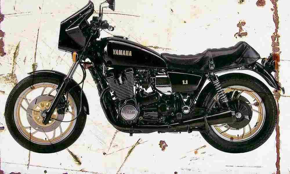 Yamaha XS1100S 1982 Aged Vintage A4 Photo Print