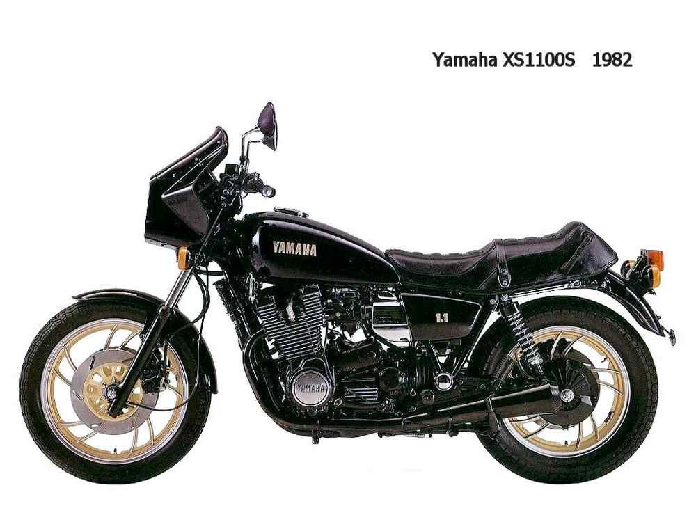 Yamaha XS1100S 1982 motorbike A4 Photo Print