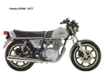 Yamaha XS400 1977 motorbike A4 Photo Print