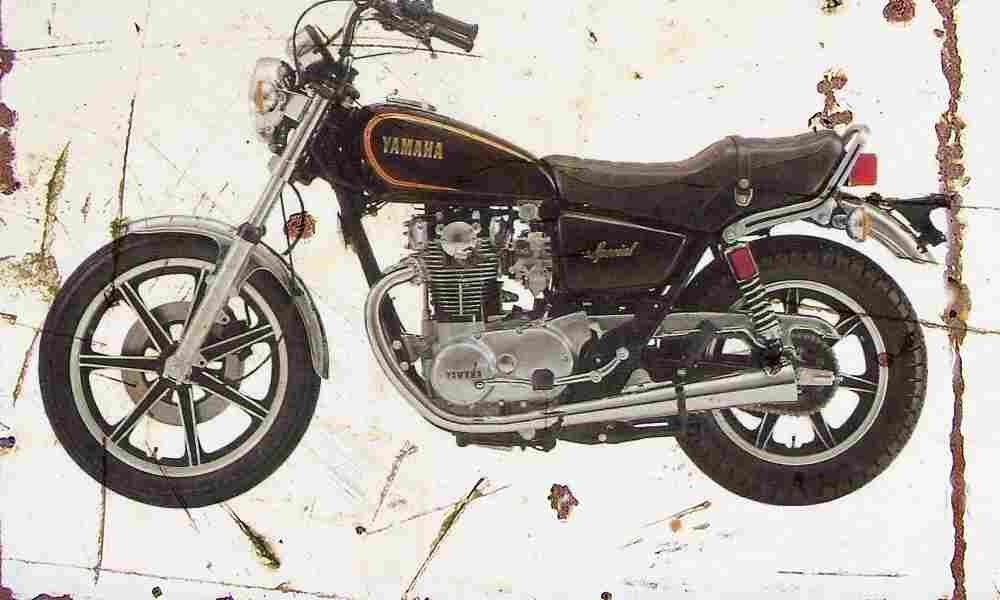 Yamaha XS650SE Special 1979 Aged Vintage A4 Photo Print