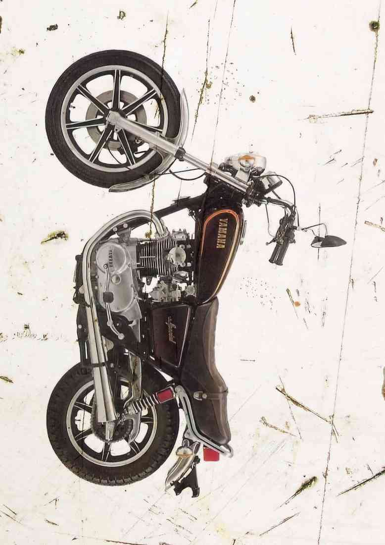 Yamaha XS650SE Special 1979 aged A4 Photo Print
