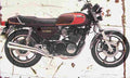 Yamaha XS850 1978 Aged Vintage A4 Photo Print