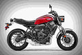 Yamaha XSR700 2018 3 motorbike A4 Photo Print