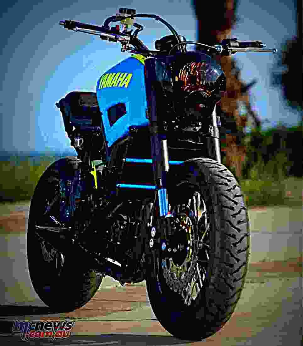 Yamaha XSR700 Yard Built Otokomae by Ad Hoc 2017 2 motorbike A4 Photo Print