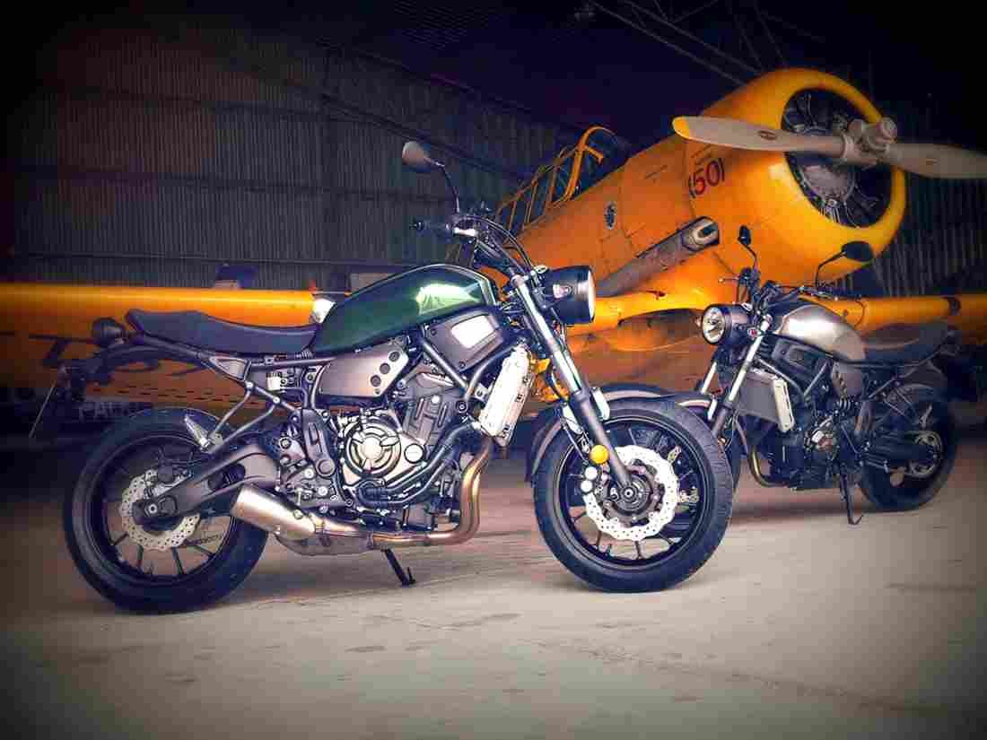 Yamaha XSR700LA 2018 3 motorbike A4 Photo Print
