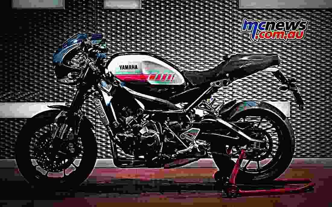 Yamaha XSR900 Abarth 2017 2 motorbike A4 Photo Print