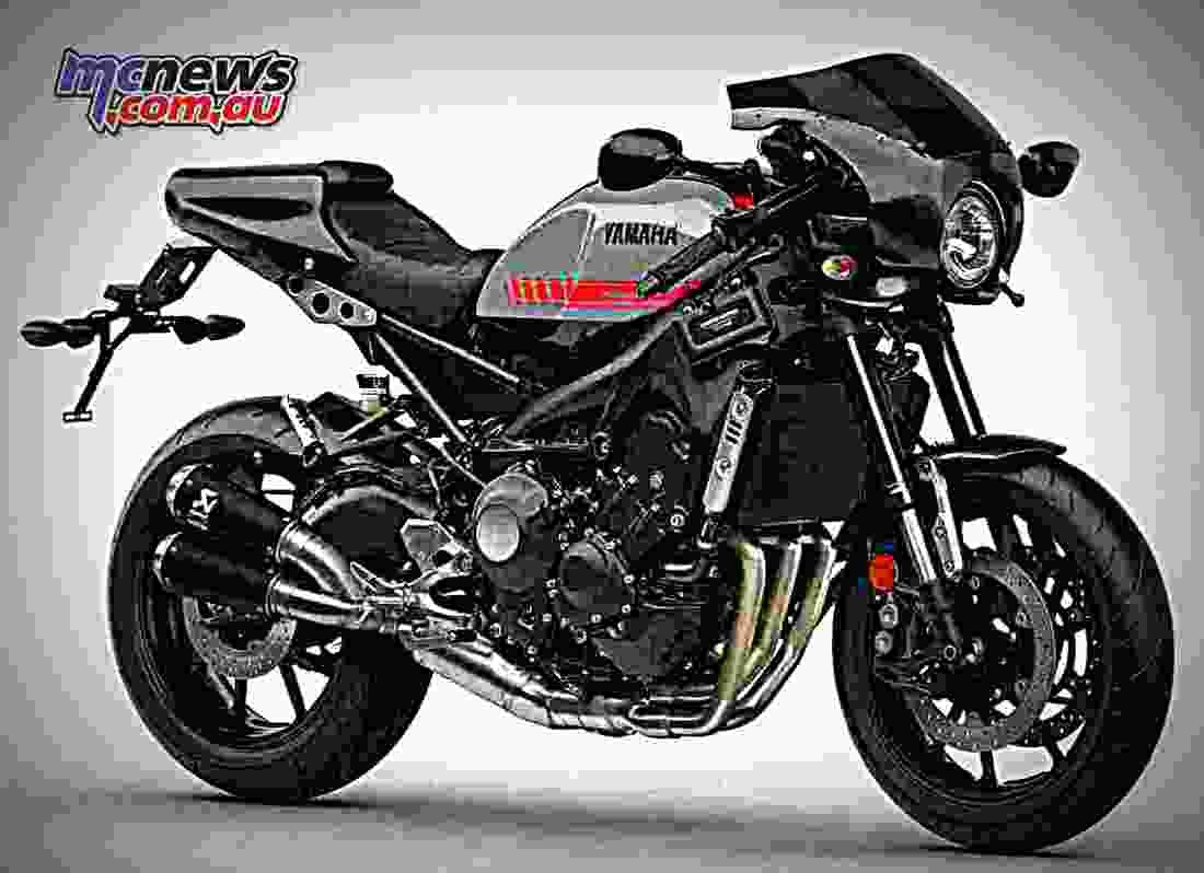 Yamaha XSR900 Abarth 2017 3 motorbike A4 Photo Print