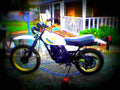 Yamaha XT 250 1980 1 motorbike A4 Photo Print
