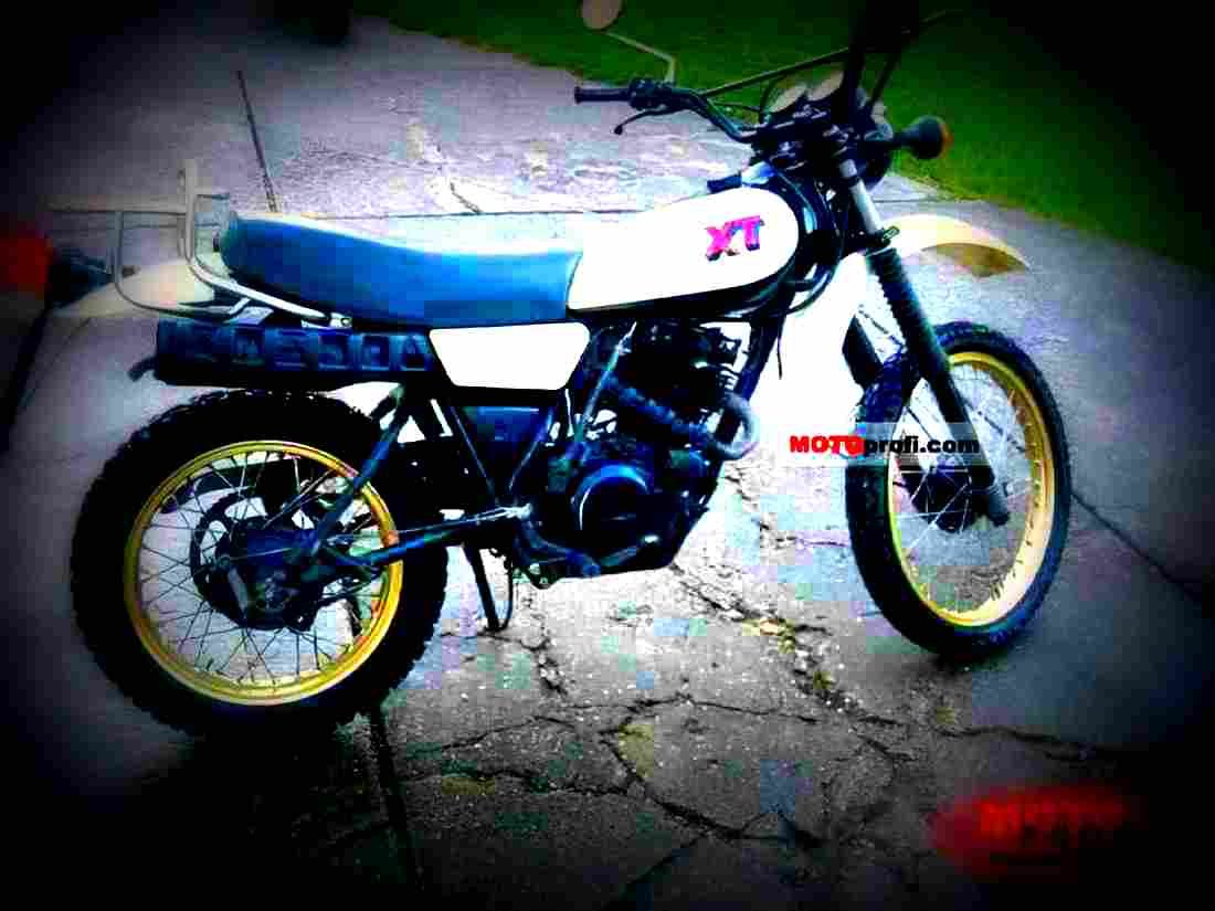 Yamaha XT 250 1980 6 motorbike A4 Photo Print